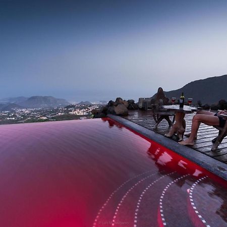 Historic Canarian House, Private Heated Infinity Pool, Bbq, Wifi + Panoramic Ocean Views 아로나 외부 사진