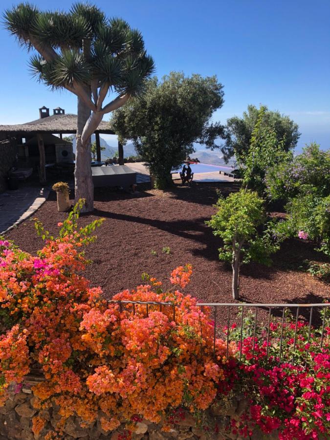 Historic Canarian House, Private Heated Infinity Pool, Bbq, Wifi + Panoramic Ocean Views 아로나 외부 사진